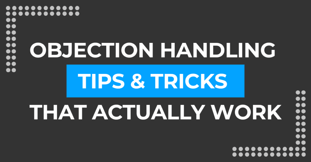 objection handling tips and tricks ebooks