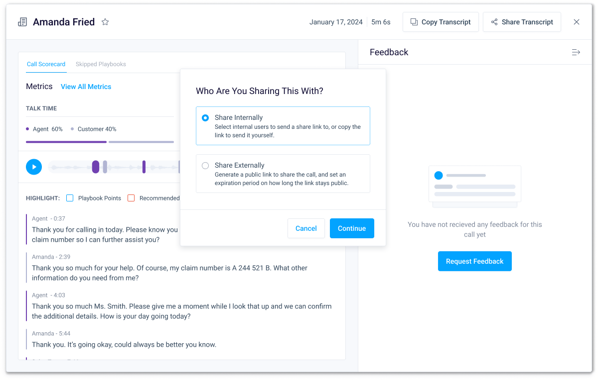 internal external sharing