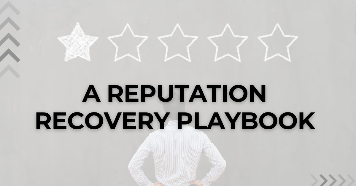 reputation recovery playbook