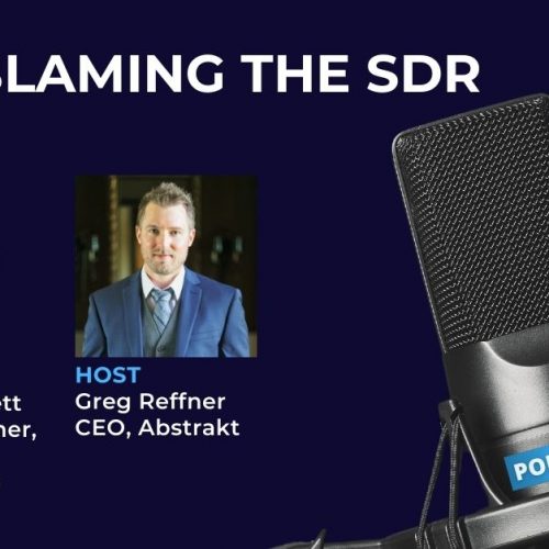 Stop blaming the SDR